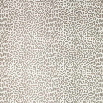 8' X 10' Beige and Cream Leopard  Print Shag Handmade Non Skid Area Rug