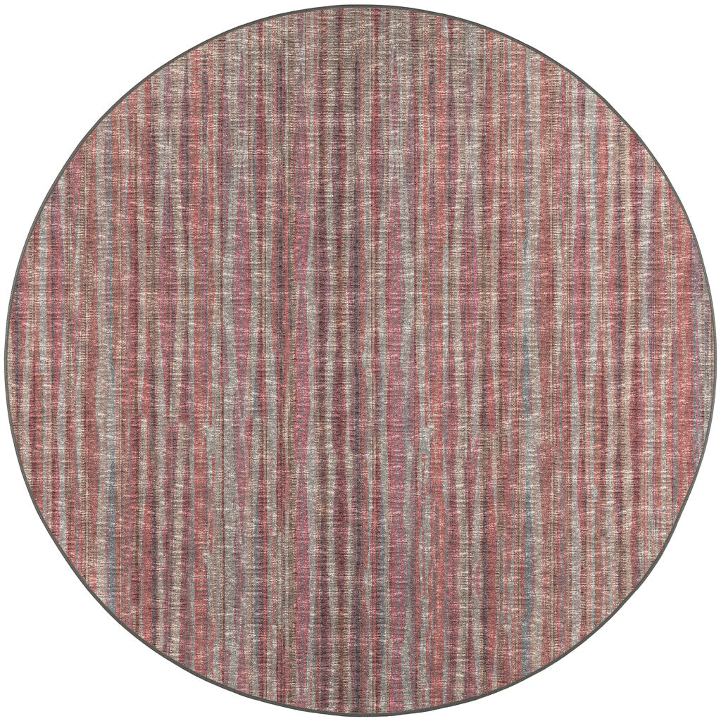 10' Pink Round Ombre Tufted Handmade Area Rug