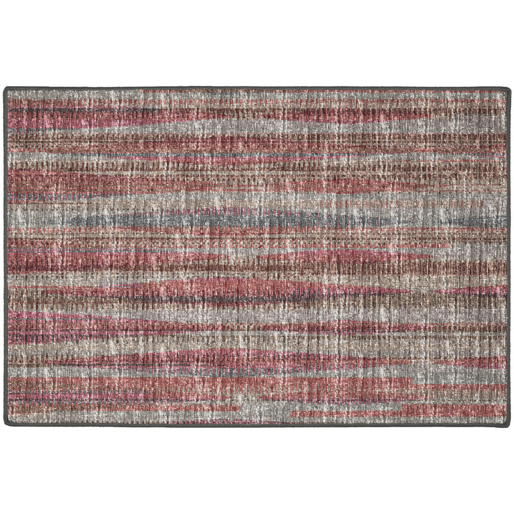 2' X 3' Pink Ombre Tufted Handmade Area Rug