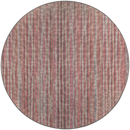 4' Pink Round Ombre Tufted Handmade Area Rug