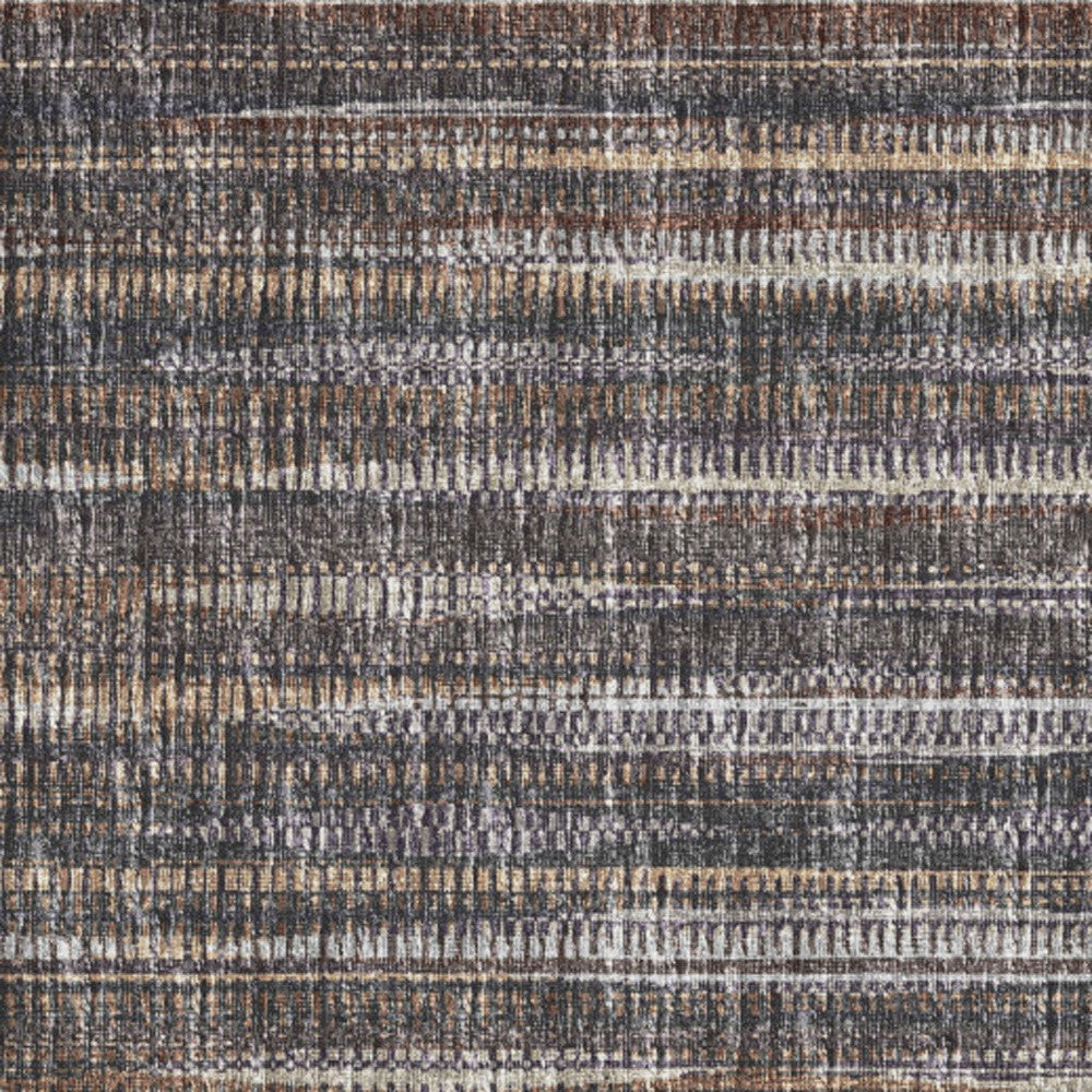 2' X 3' Brown Ombre Tufted Handmade Area Rug