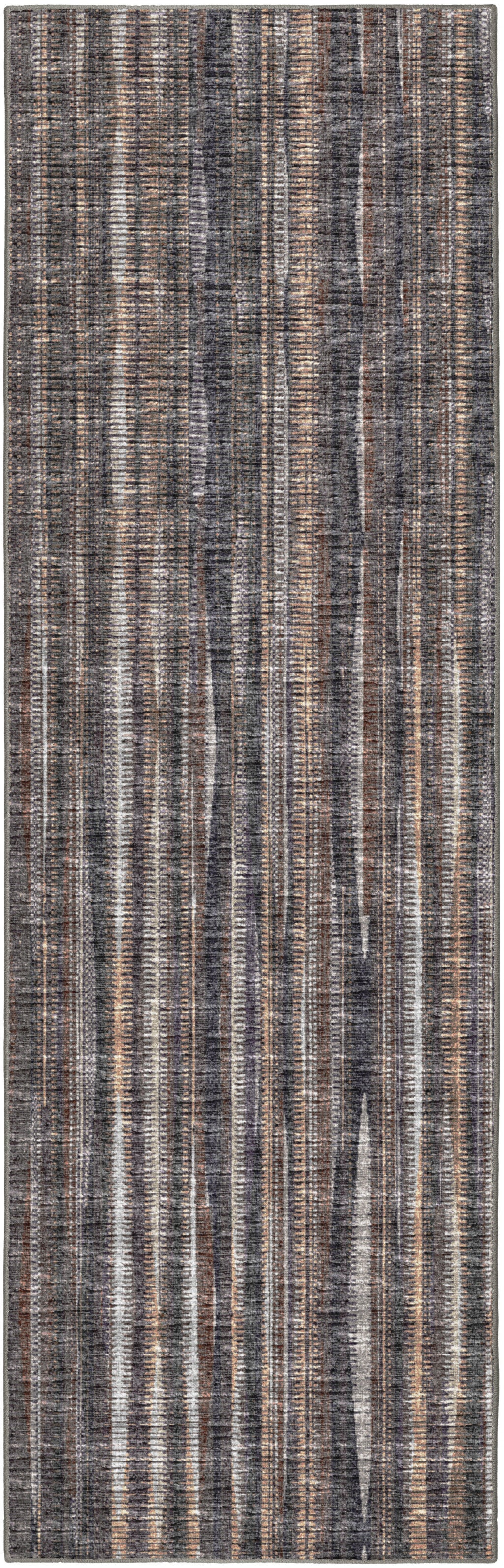 3' X 8' Brown Ombre Tufted Handmade Runner Rug