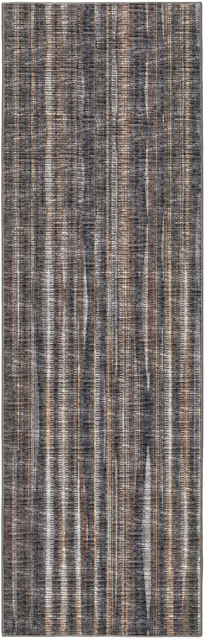 3' X 8' Brown Ombre Tufted Handmade Runner Rug