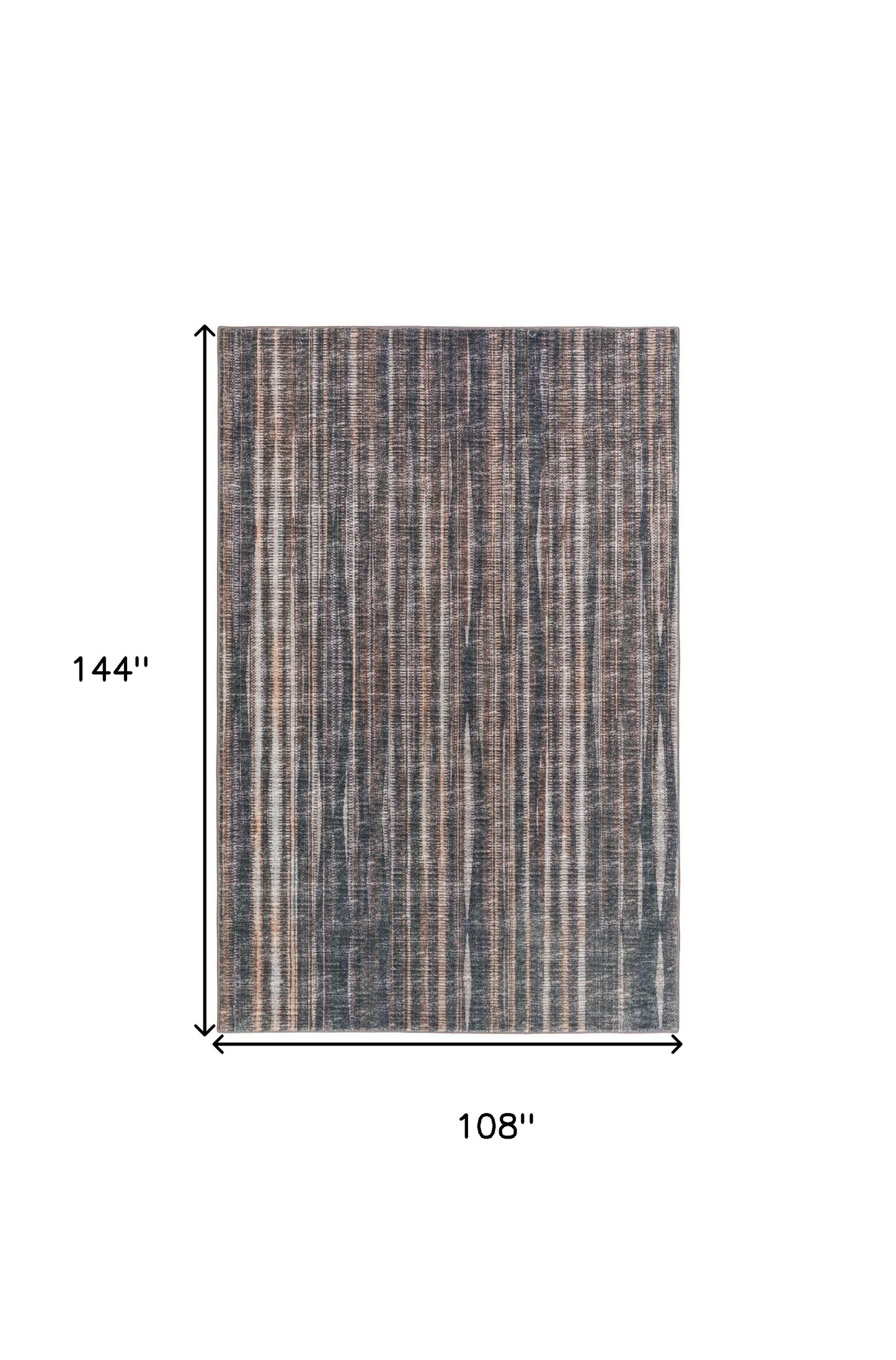 9' X 12' Brown Ombre Tufted Handmade Area Rug