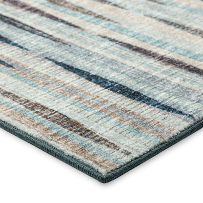 2' X 3' Blue Ombre Tufted Handmade Area Rug