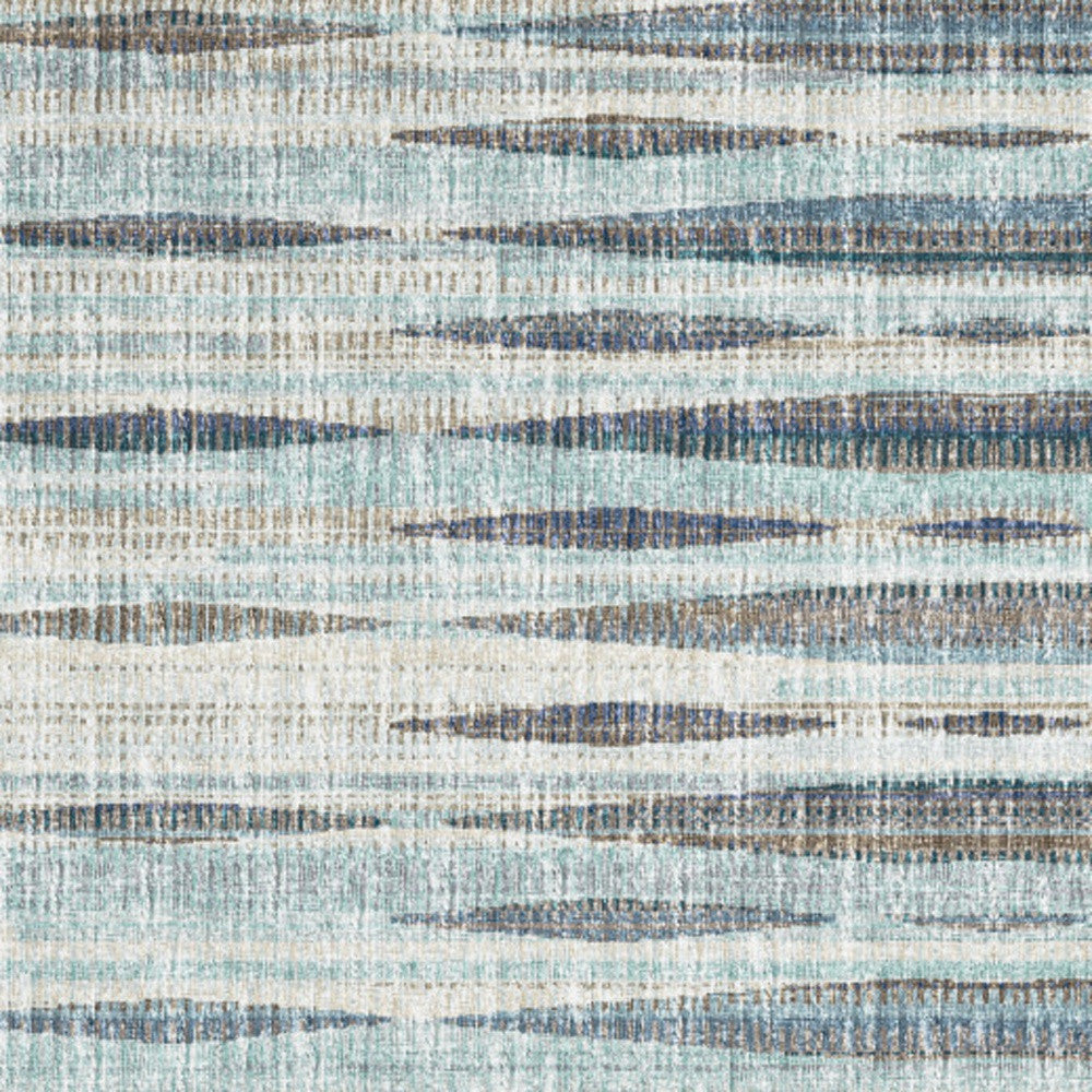 2' X 3' Blue Ombre Tufted Handmade Area Rug