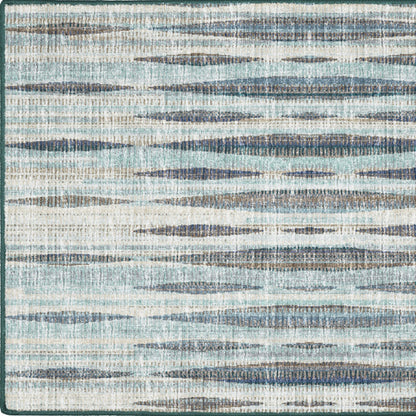 2' X 3' Blue Ombre Tufted Handmade Area Rug