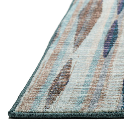 3' X 8' Blue Ombre Tufted Handmade Runner Rug