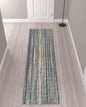 3' X 10' Brown Ombre Tufted Runner Rug