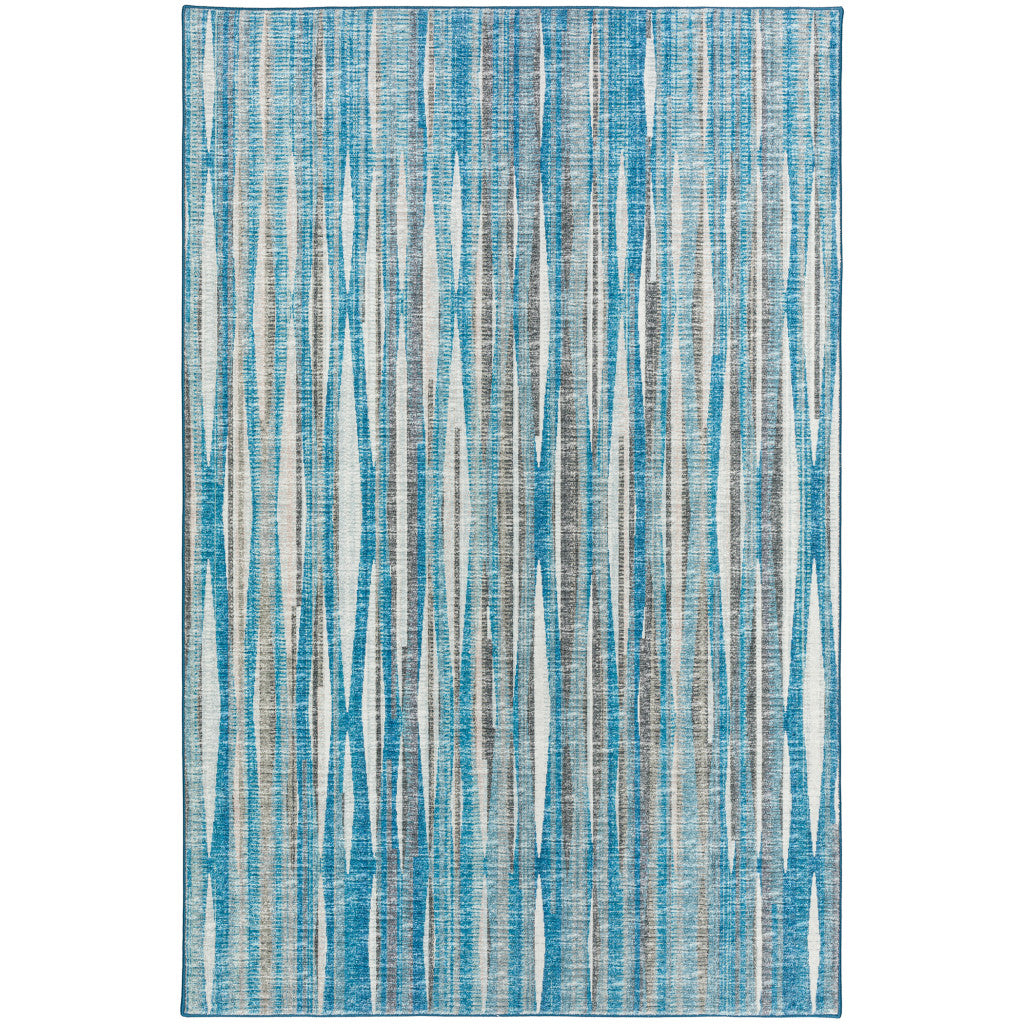 10' X 14' Blue Ombre Tufted Handmade Area Rug