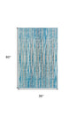 3' X 5' Blue Ombre Tufted Handmade Area Rug