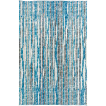 3' X 5' Blue Ombre Tufted Handmade Area Rug