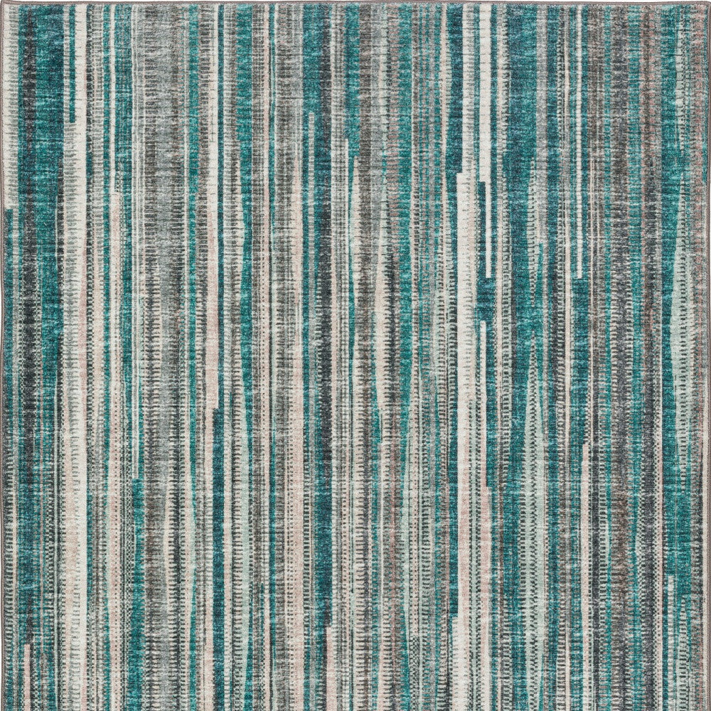 3' X 5' Blue Ombre Tufted Handmade Area Rug