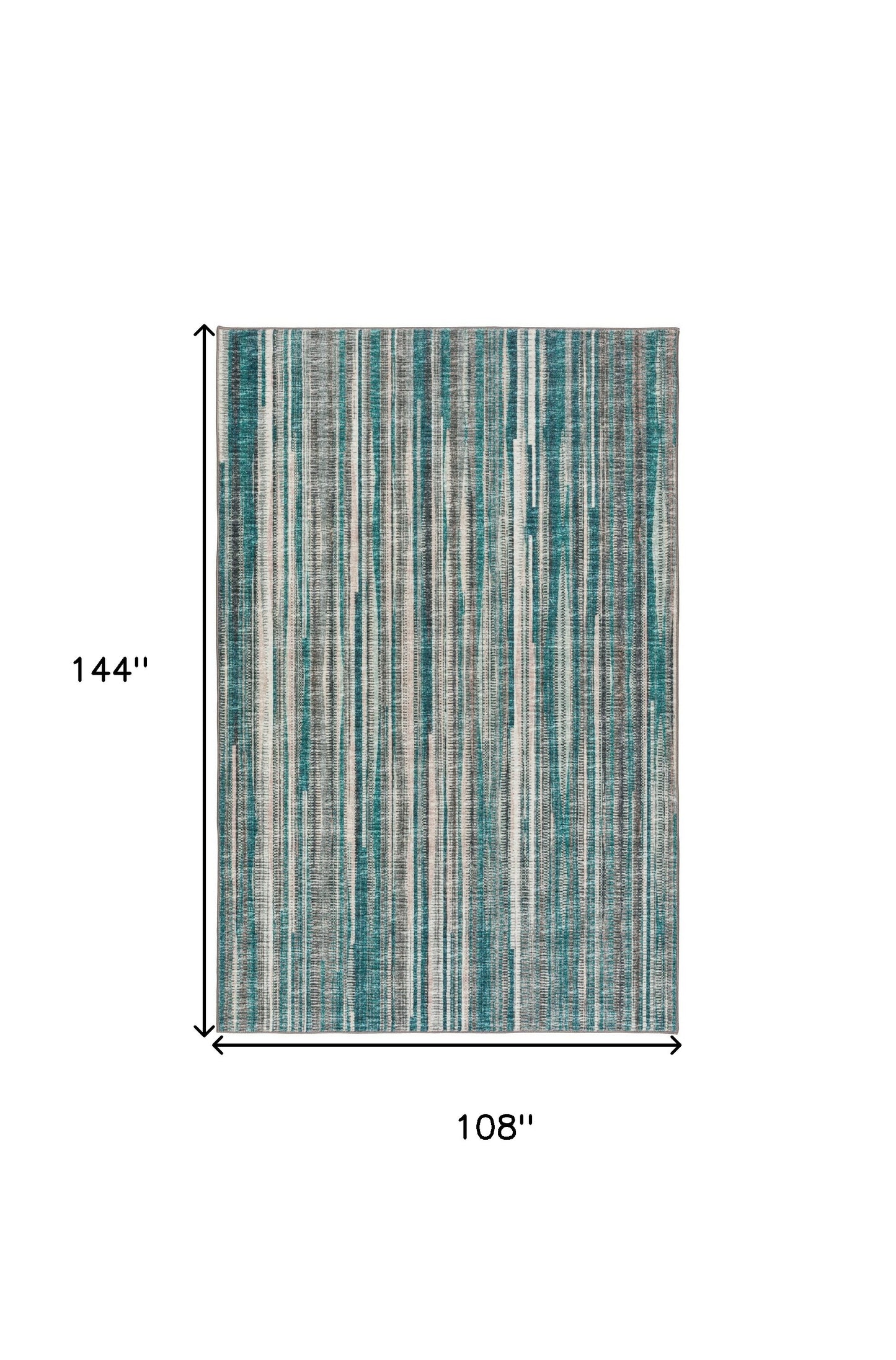 9' X 12' Blue Ombre Tufted Handmade Area Rug