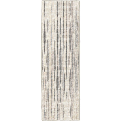 3' X 12' Ivory Ombre Tufted Handmade Runner Rug