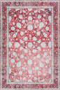 9' X 13' Red Oriental Distressed Non Skid Area Rug