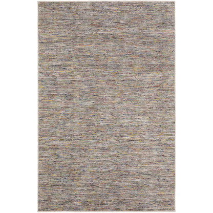 10' X 14' Grey Blue And Yellow Wool Hand Loomed Handmade Area Rug