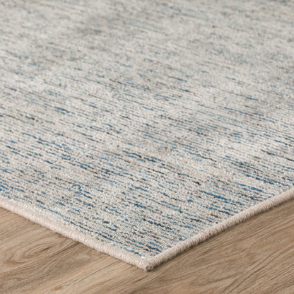 3' X 10' Blue Wool Hand Loomed Runner Rug