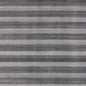 5' X 10' Black And Gray Striped Hand Loomed Area Rug