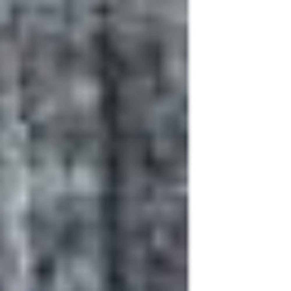 8' X 10' Blue And And Charcoal Hand Loomed Area Rug