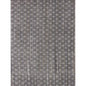 5' X 8' Brown And Dark Grey Plaid Cross Hand Loomed Area Rug