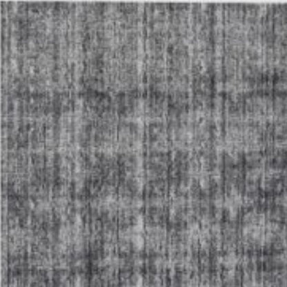 5' X 8' Dark Grey And Silver Plaid Cross Hand Loomed Area Rug