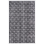 8' X 10' Black And Charcoal Medallion Hand Loomed Area Rug