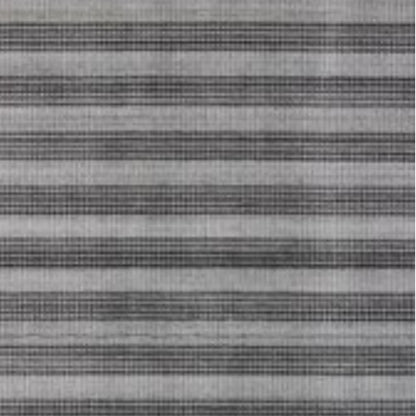 8' X 10' Black And Dark Grey Hand Loomed Area Rug