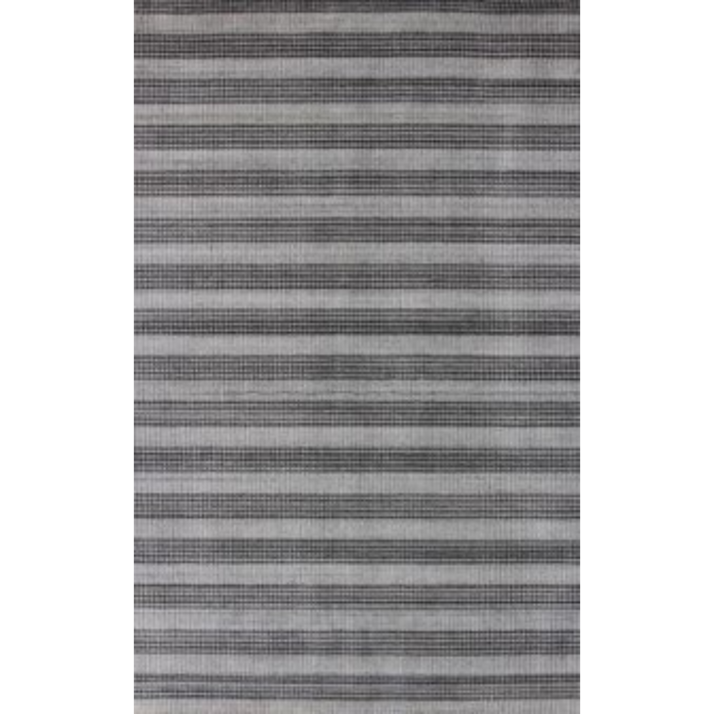 8' X 10' Black And Dark Grey Hand Loomed Area Rug