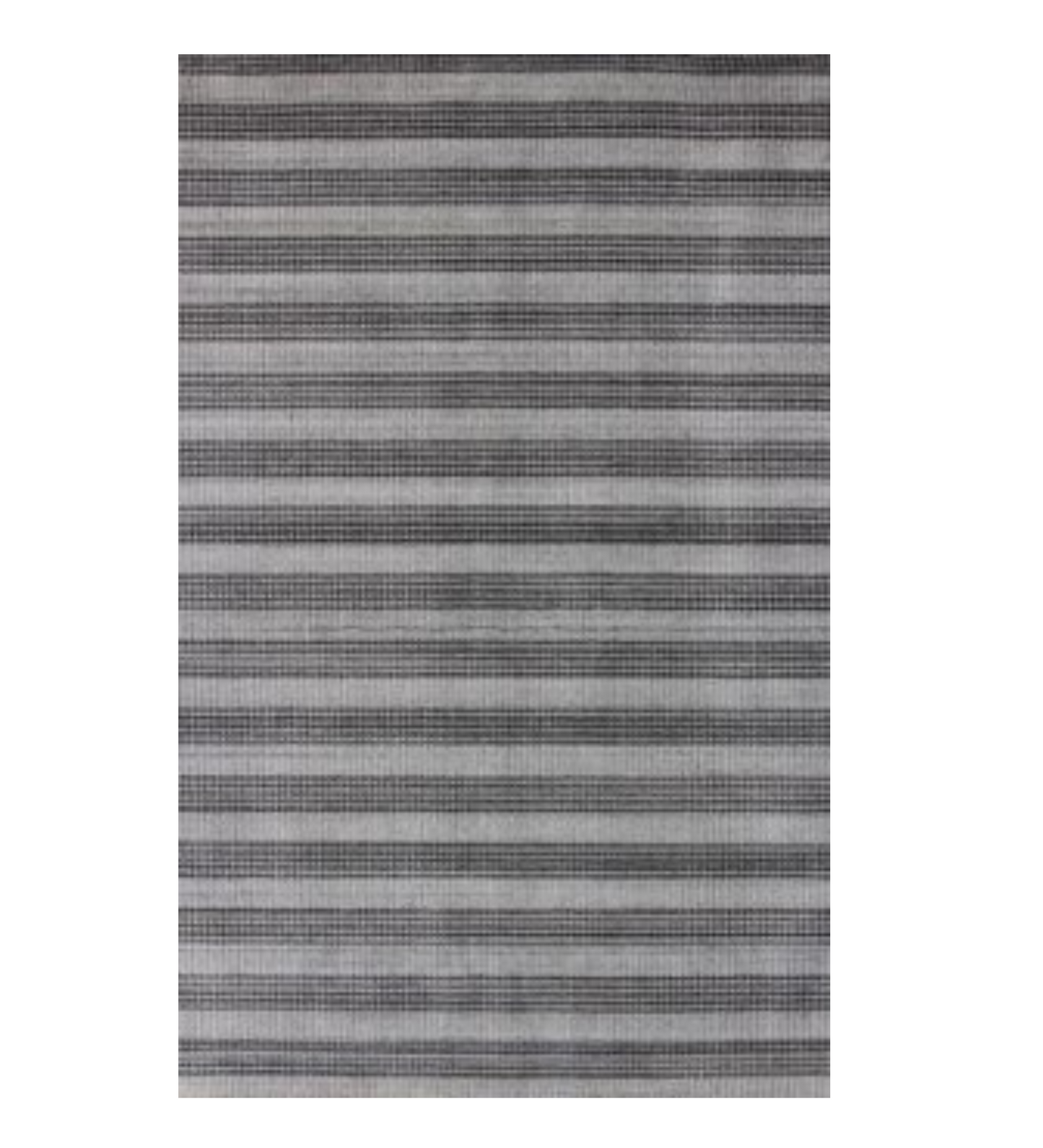 8' X 10' Black And Dark Grey Hand Loomed Area Rug