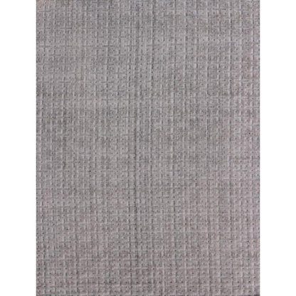 8' X 10' Tan And Charcoal Hand Loomed Area Rug