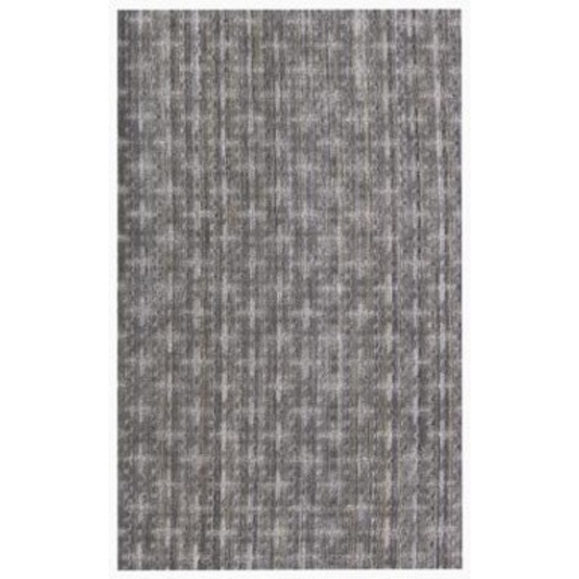 8' X 10' Brown And Dark Grey Medallion Hand Loomed Area Rug