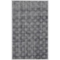 8' X 10' Dark Grey And Silver Medallion Hand Loomed Area Rug