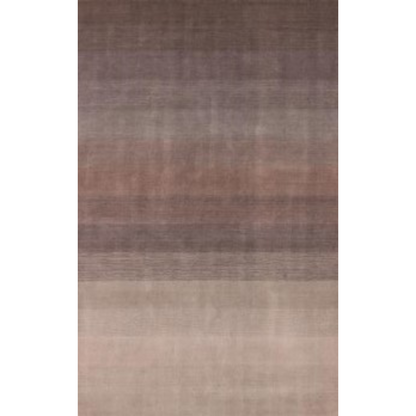 8' X 10' Violet And Brown Hand Loomed Area Rug