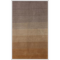 8' X 10' Gold And Rust Hand Loomed Area Rug