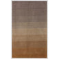 8' X 10' Gold And Rust Hand Loomed Area Rug