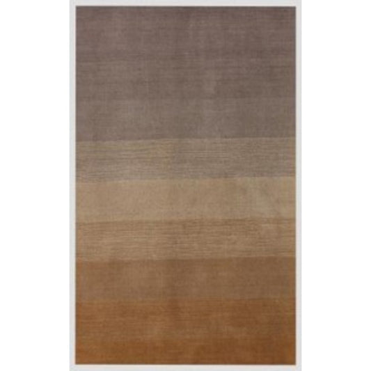 8' X 10' Gold And Rust Hand Loomed Area Rug