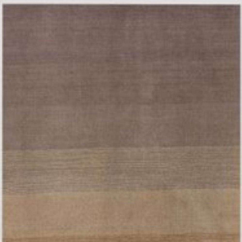 8' X 10' Gold And Rust Hand Loomed Area Rug