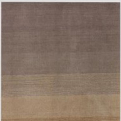 8' X 10' Gold And Rust Hand Loomed Area Rug