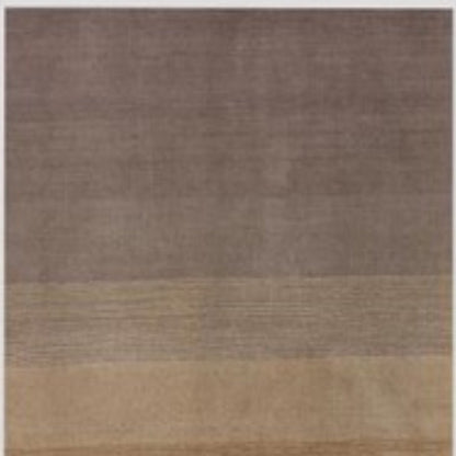 8' X 10' Gold And Rust Hand Loomed Area Rug