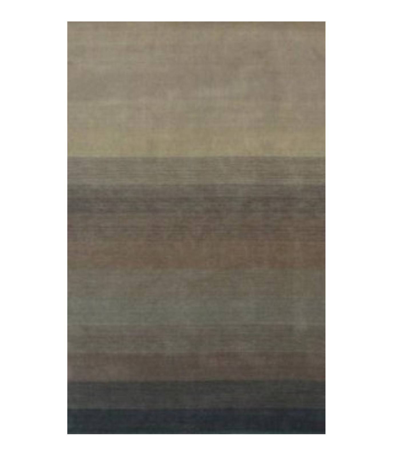 8' X 10' Indigo And Tan Hand Loomed Area Rug