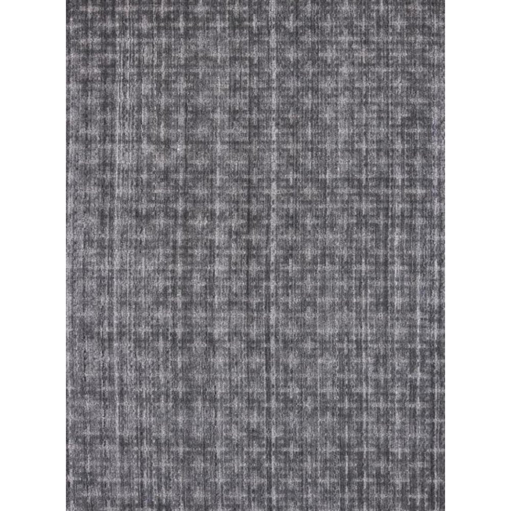 9' X 12' Brown And Dark Grey Medallion Hand Loomed Area Rug