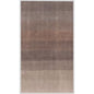 9' X 12' Violet Taupe And Brown Ombre Hand Loomed Area Rug