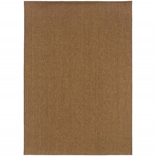 2' X 4' Tan Stain Resistant Indoor Outdoor Area Rug