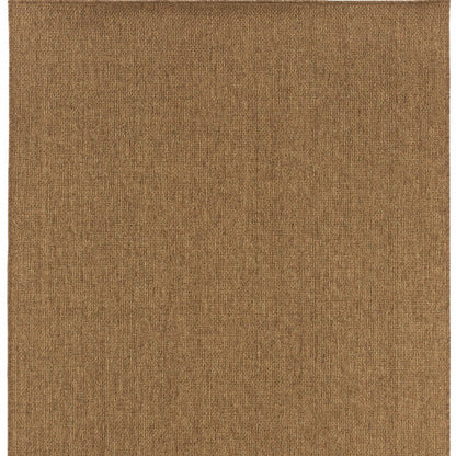 9' X 13' Tan Indoor Outdoor Area Rug