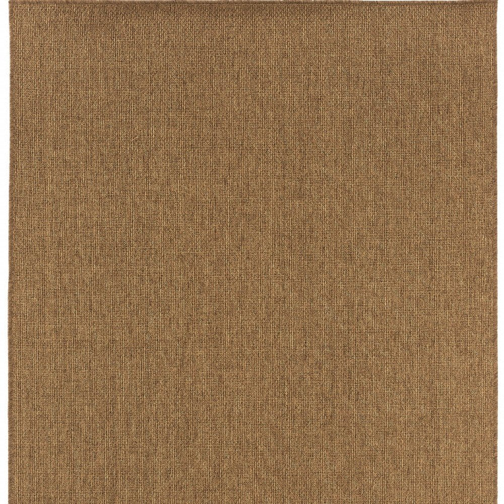 9' X 13' Tan Indoor Outdoor Area Rug