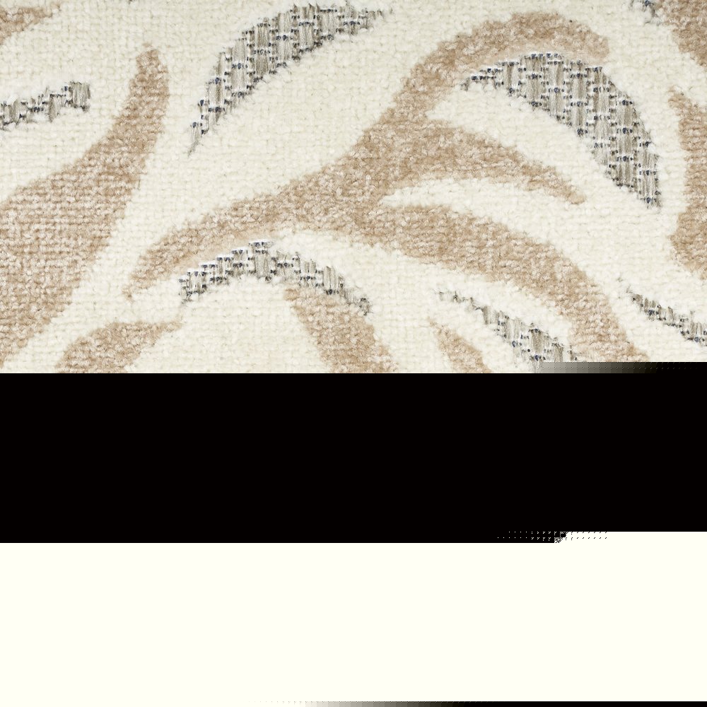 4' X 6' Blue And Grey Floral Stain Resistant Non Skid Area Rug