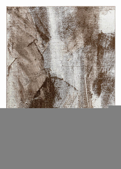 5' X 8' Brown Abstract Area Rug