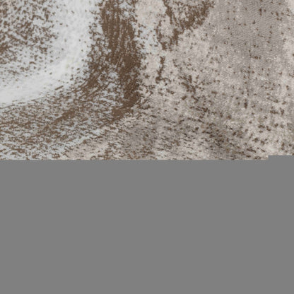 7' X 10' Brown Abstract Area Rug