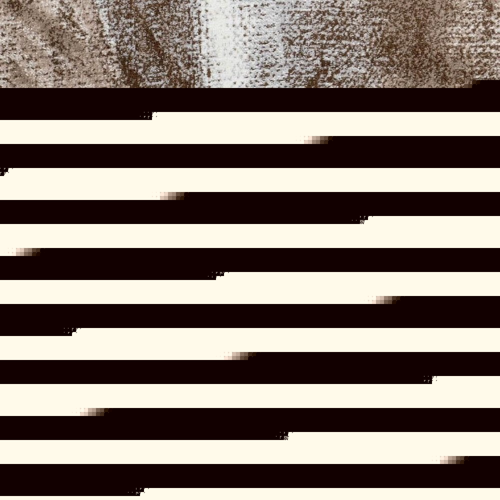 7' X 10' Brown Abstract Area Rug